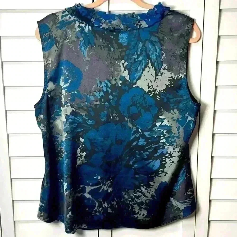 212 Collection Sleeveless Ruffle Top Size XL - Picture 5 of 5